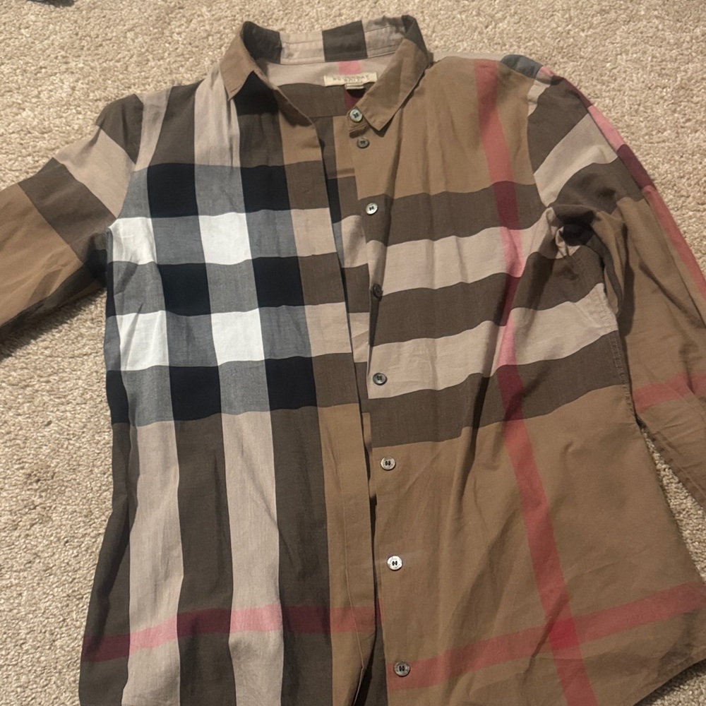 Burberry Brit Multicolor Plaid Shirt